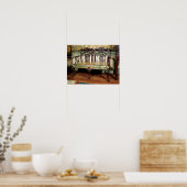 Poster Canapé sculpté, avec siège en tapisserie, semblabl (Cuisine)