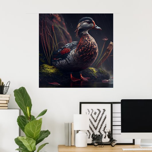 Poster Canard (Bureau à domicile)