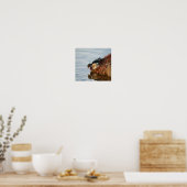 Poster Canard à bois sur le rivage (Cuisine)