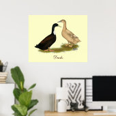 Poster Canard à couchage hybride (Bureau à domicile)