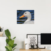 Poster Canard blanc (Bureau à domicile)