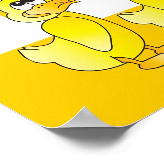 Poster Canard, Canard, Oie Baby Nursery Thème (Coin)