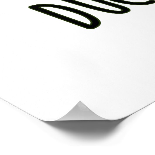 Poster Canard Chocolat Funny Dark Chocolate Pun (Coin)