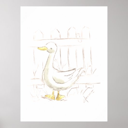 Poster Canard de conte de fées (Devant)