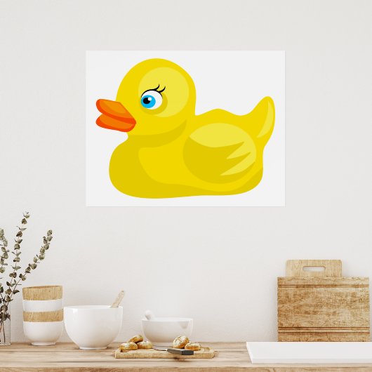 Poster Canard en caoutchouc jaune (Cuisine)