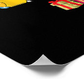 Poster Canard en caoutchouc Noël Arbre canard canard Noël (Coin)