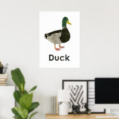 Poster Canard Fr (Bureau à domicile)