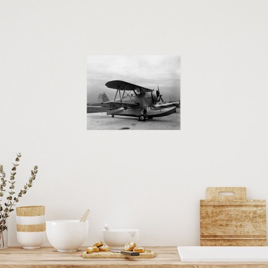 Poster Canard Grumman J2F-3 (Cuisine)