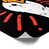 Poster Canard Miel drôle Quack Oie poule mème Hommes Femm (Coin)