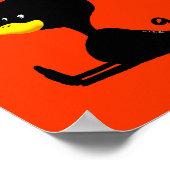 Poster canard noir (Coin)