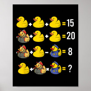 Poster Canard Quiz sur l'Ordre des Opérations Canard en C
