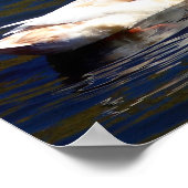 Poster Canard Sur L'Eau (Coin)