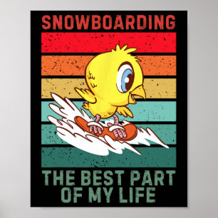 Poster Canard vintage La meilleure partie de ma vie