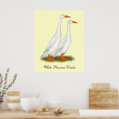 Poster Canards blancs (Cuisine)