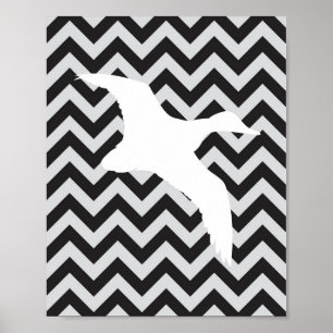 Poster Canards, camions et Bucks Décor mural Chevron