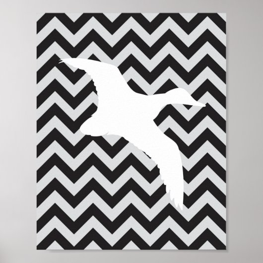Poster Canards, camions et Bucks Décor mural Chevron (Devant)