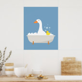 Poster Canards dans la baignoire (Cuisine)
