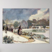 Poster Canards dans le bois de Boulogne (Devant)