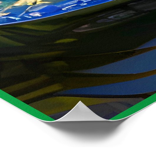 Poster Canards dans l'étang (Coin)