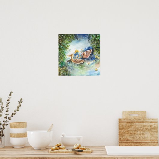Poster Canards Dans L'Étang (Cuisine)