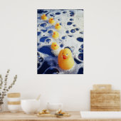 Poster Canards dans une rangée (Cuisine)