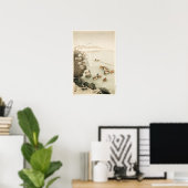 Poster Canards de Mallard Nager par Pampas Grass (Bureau à domicile)