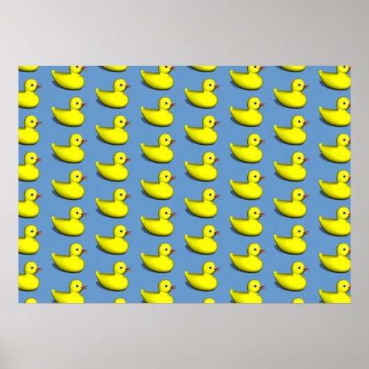 Poster Canards en caoutchouc (Devant)