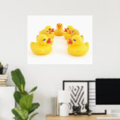 Poster Canards en caoutchouc jaune (Bureau à domicile)