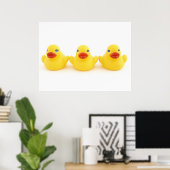 Poster Canards en caoutchouc jaunes (Bureau à domicile)
