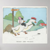 Poster Canards et Drakes (Devant)