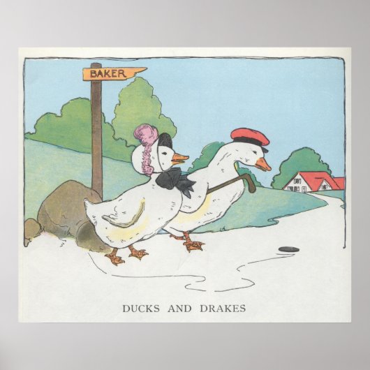 Poster Canards et Drakes (Devant)