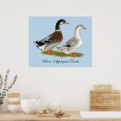 Poster Canards : Joyeuse Argent (Cuisine)