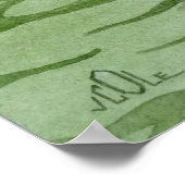 Poster Canards mandarins sur un lac (Coin)