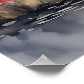 Poster Canards sur le lac (Coin)