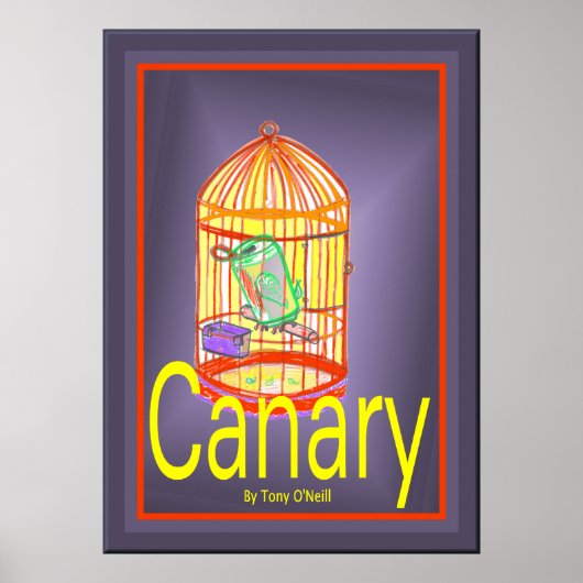 Poster Canary par Tony O'Neill (Devant)