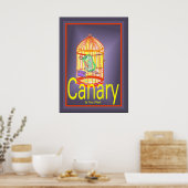 Poster Canary par Tony O'Neill (Cuisine)
