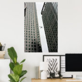 Poster Canary Wharf, Londres (Bureau à domicile)