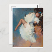 Poster Cancan Dancer Briefkaart (Voorkant / Achterkant)
