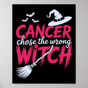 Poster Cancer Choisir La Faute Sorcière Cancer du Sein