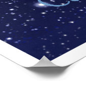 Poster Cancer Constellation and Zodiac Sign with Stars (Coin)