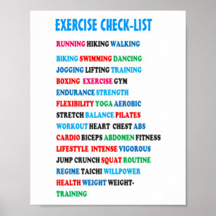 Poster Cancer de coeur de santé de poids de GYMNASE de