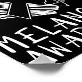 Poster Cancer de la peau Melanoma Sensibilisation à la mé (Coin)