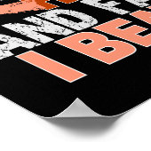 Poster Cancer de l'endométrie Survivant Famille Amis Foi (Coin)