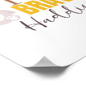 Poster cancer de l'enfance. courageux. Imprimantes d'affi (Coin)