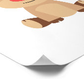 Poster cancer de l'enfance. Personnalisé #nom de l'équipe (Coin)