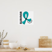 Poster Cancer de l'ovaire Survivant 12 (Cuisine)