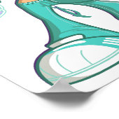 Poster Cancer Du Céramique Mis En Oeuvre Avec Une Fille M (Coin)