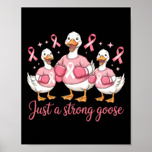 Poster Cancer Du Sein Drôle Ribbon Rose Juste Une Chose F