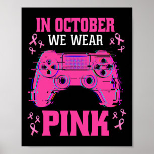 Poster Cancer du sein Jeu Enfants Garçons Jeunes 1