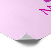 Poster Cancer du sein prier rose ruban Angel (Coin)